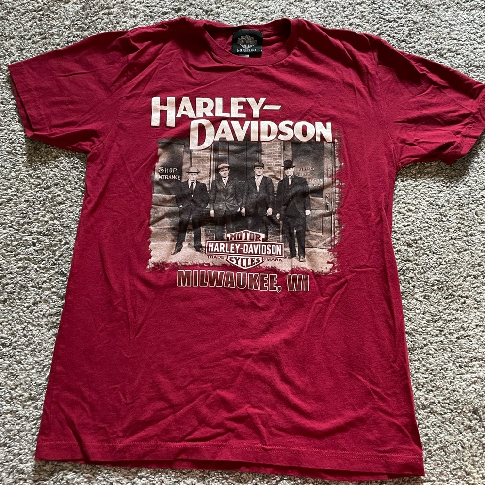 Harley-Davidson Maroon Graphic Tee